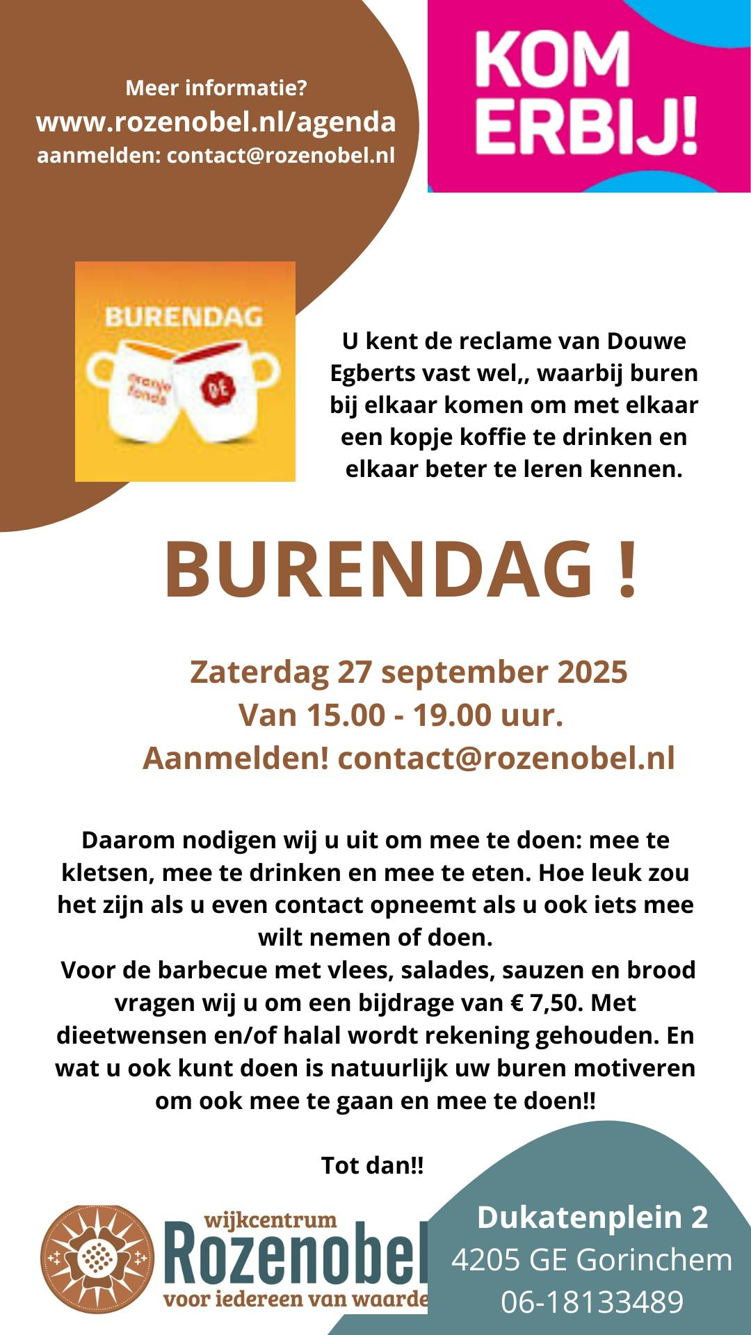 Burendag tijdens de Kom Erbij Week