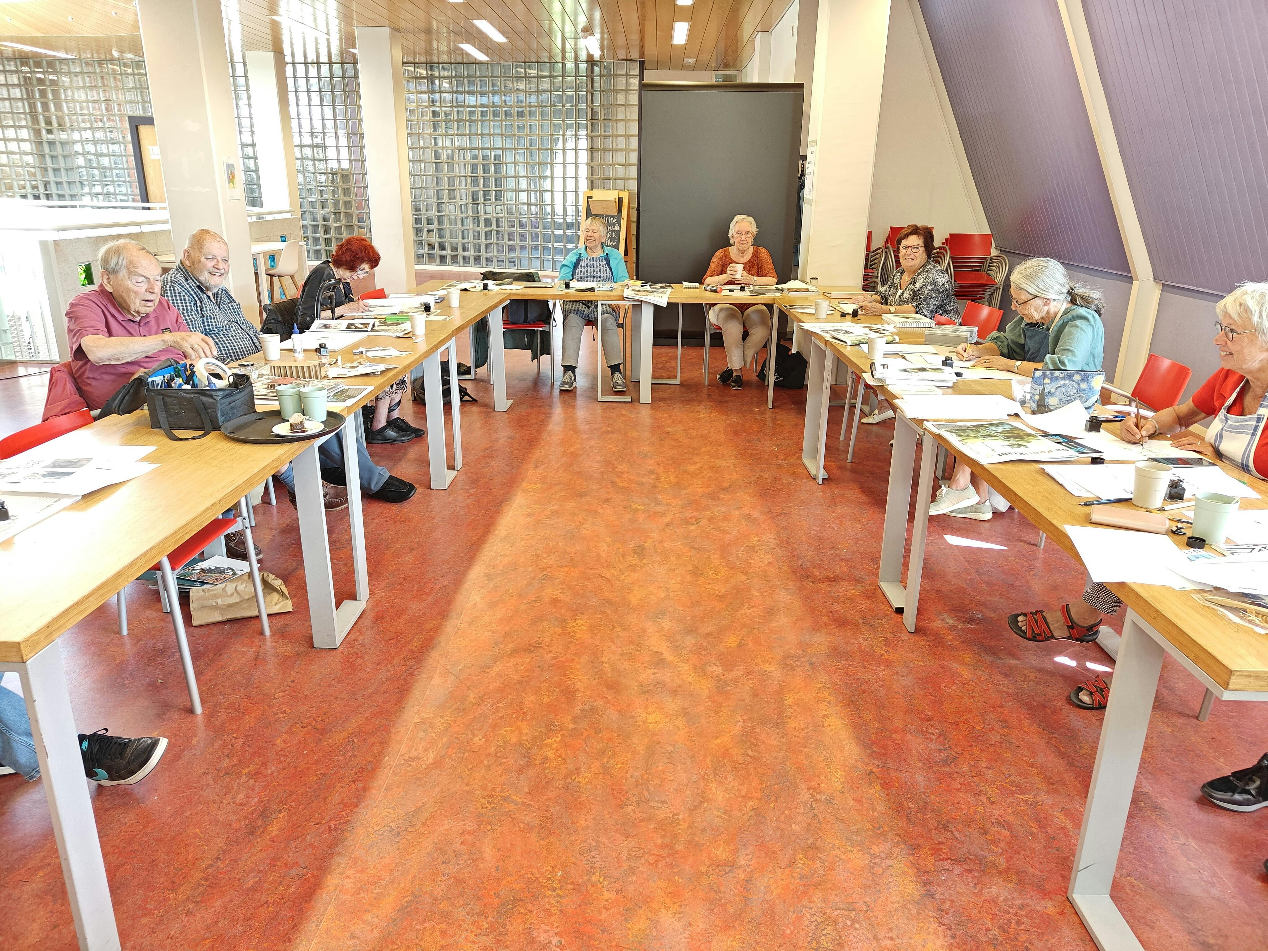 Senioren Atelier Gorinchem in de Bibliotheek