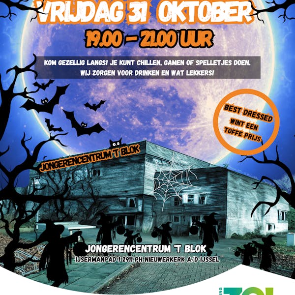 Halloween in Jongerencentrum ‘t Blok