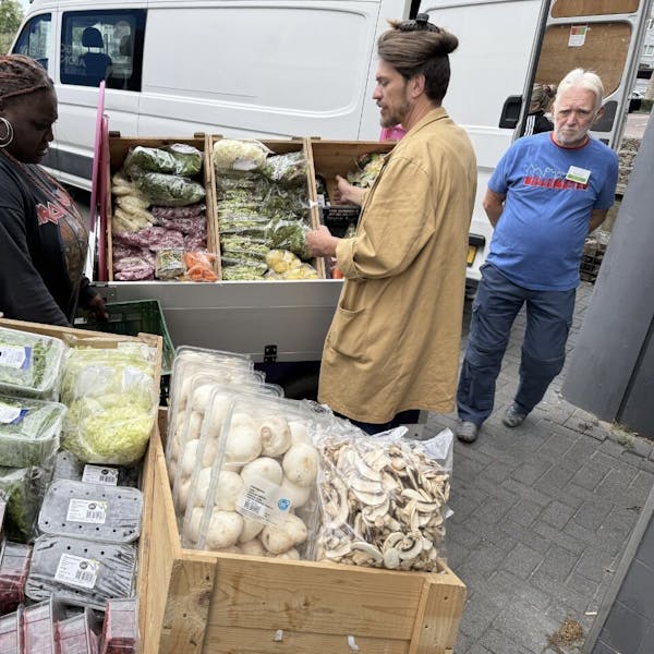 Gratis groente en fruit markt