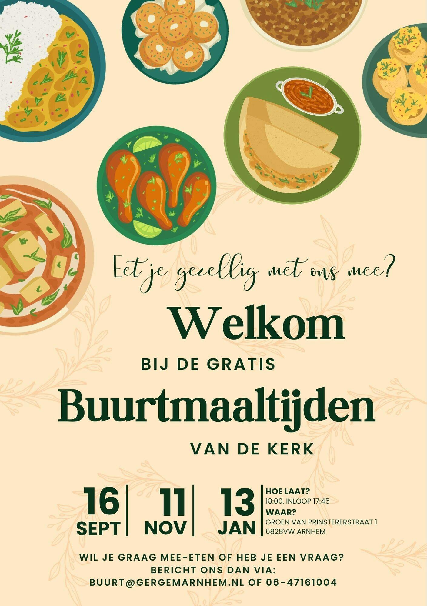 Maaltijd voor de buurt