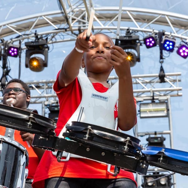 Slagwerk masterclass in onze brassband