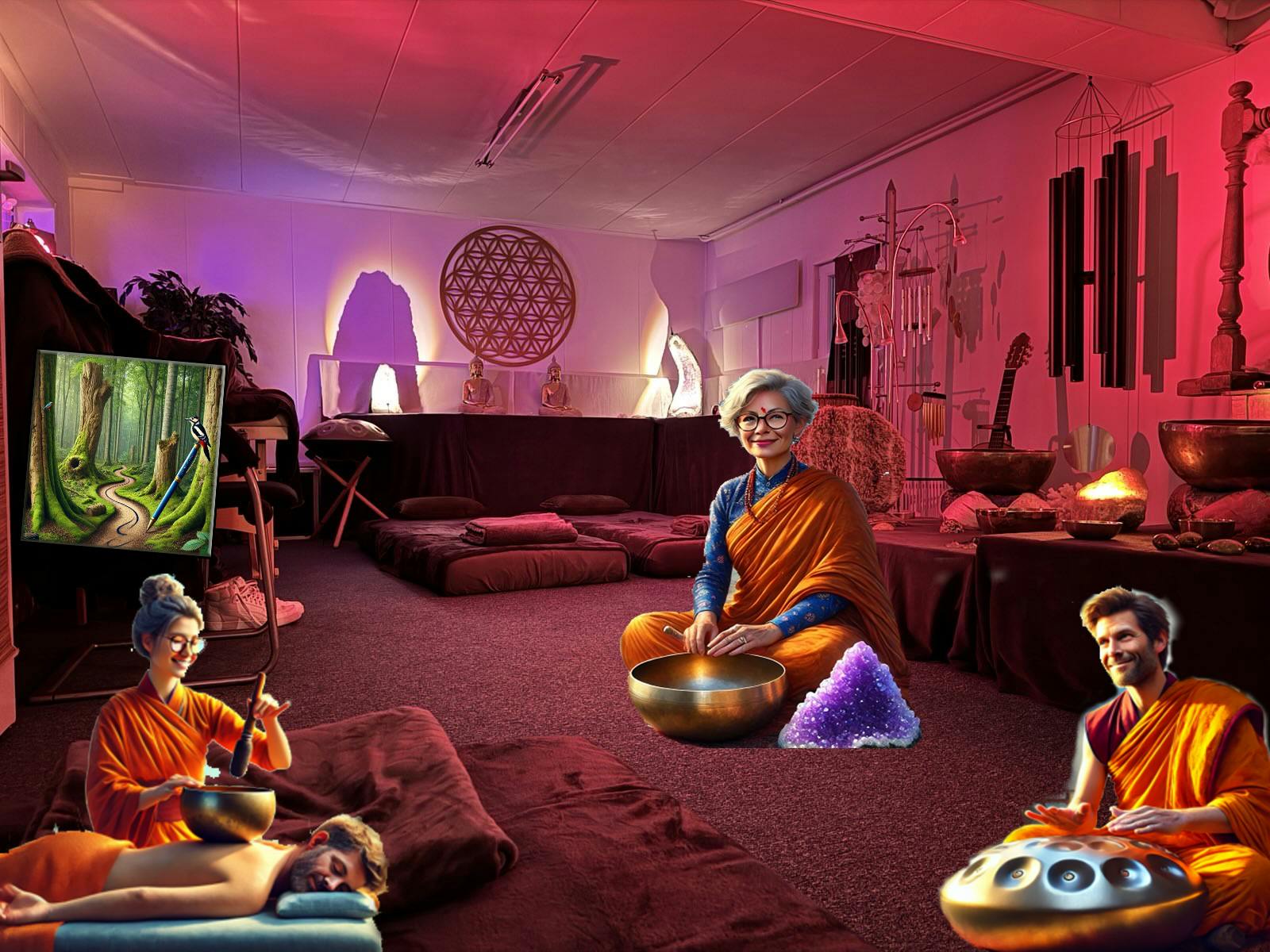 Ontspan tijdens de soundhealing