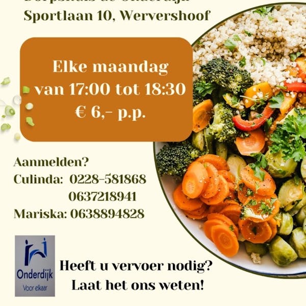 Samen eten Onderdijk