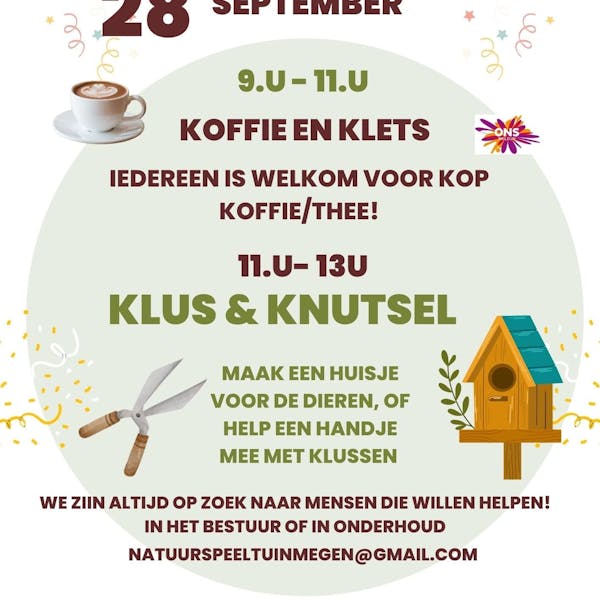 Burendag natuurspeeltuin Megen