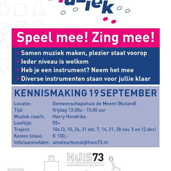 Ontdek instrumenten en plezier