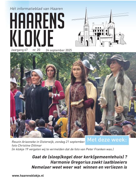 Haarens Klokje 24 september 2025