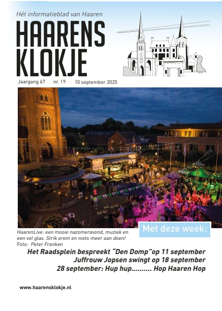 Haarens Klokje  10 september 2025