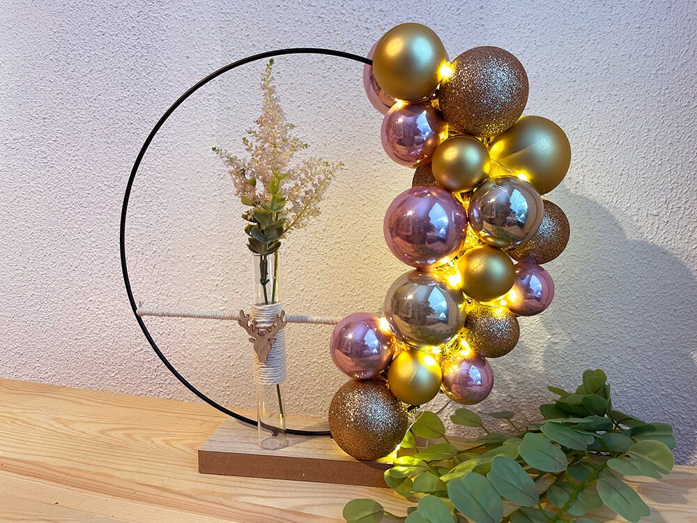 Maak een prachtige kerstboog