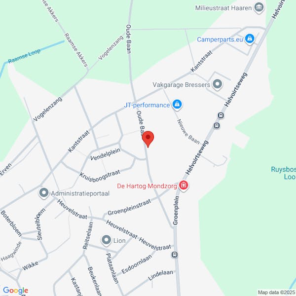 Aangevraagde omgevingsvergunning, Oude Baan 1, 5076 PJ Haaren, het splitsen en verduurzamen van een woonboerderij