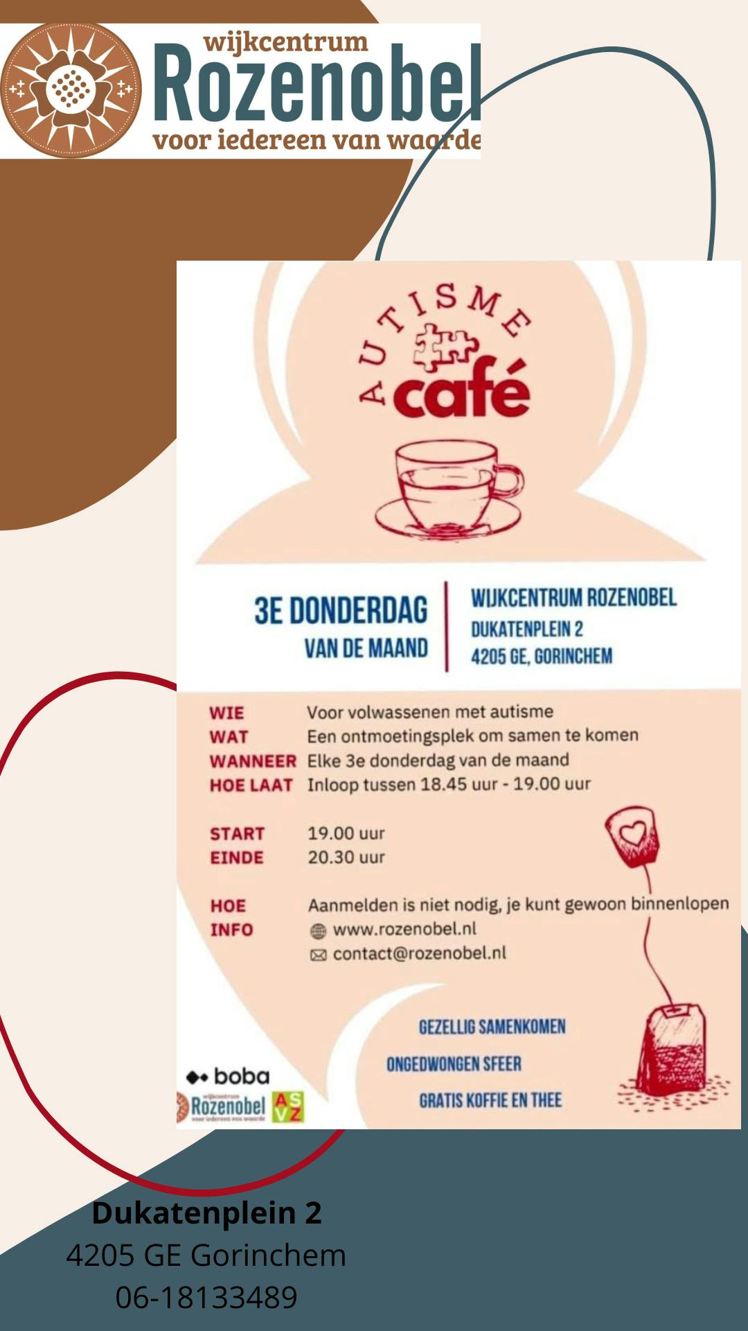 Maandelijks terugkerend: AutismeCafé
