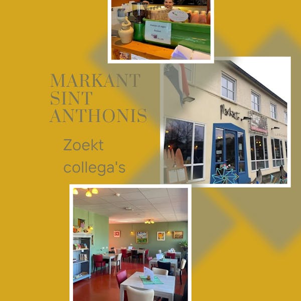 Sint Anthonis: Help lunchroom Markant groeien met jouw hulp.