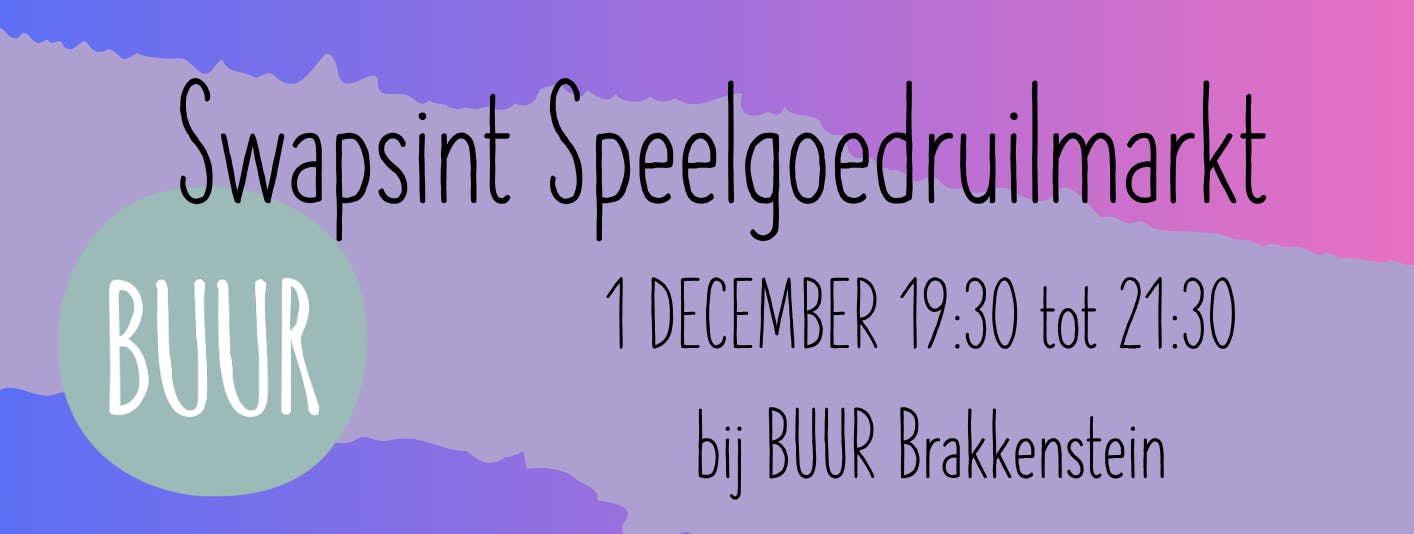 Duurzaam speelgoed ruilen voor Sinterklaas