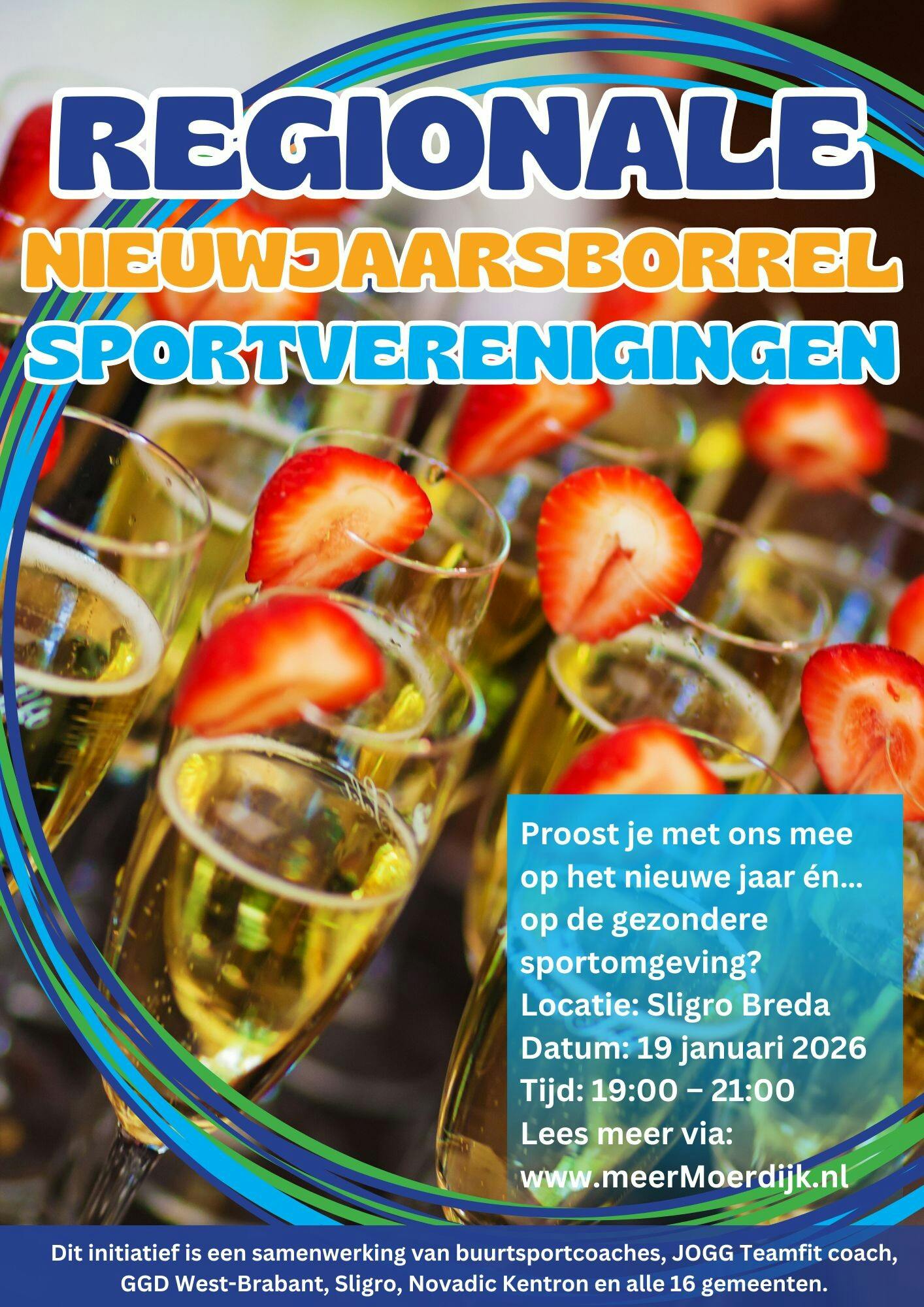 SAVE THE DATE: Regionale Nieuwjaarsborrel sportverenigingen – proost op een gezondere sportomgeving! 