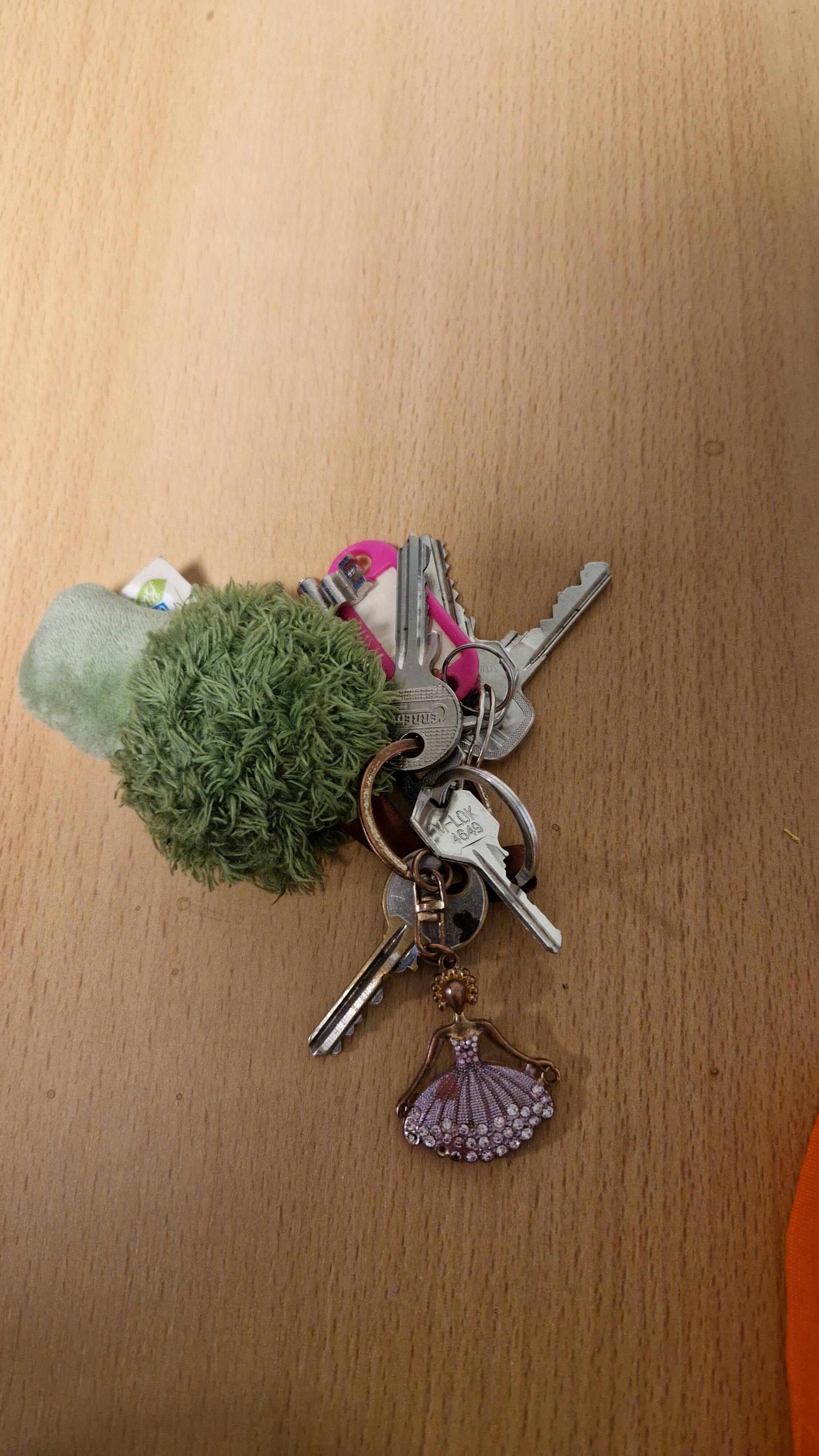 Sleutelbos gevonden!