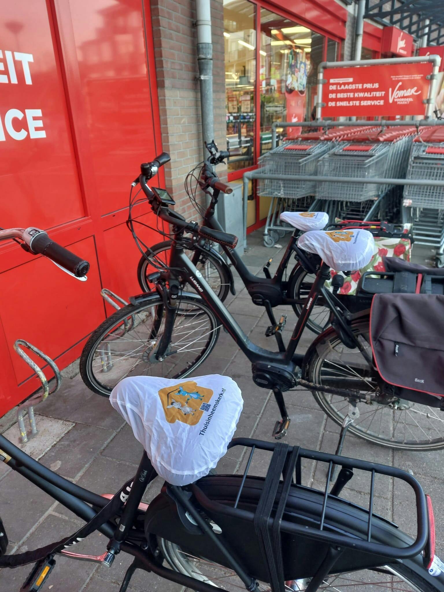 Zadelhoesjesactie: Thuis in Heemskerk zichtbaar in het straatbeeld