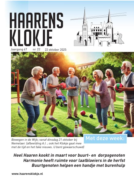Haarens Klokje 22 oktober 2025