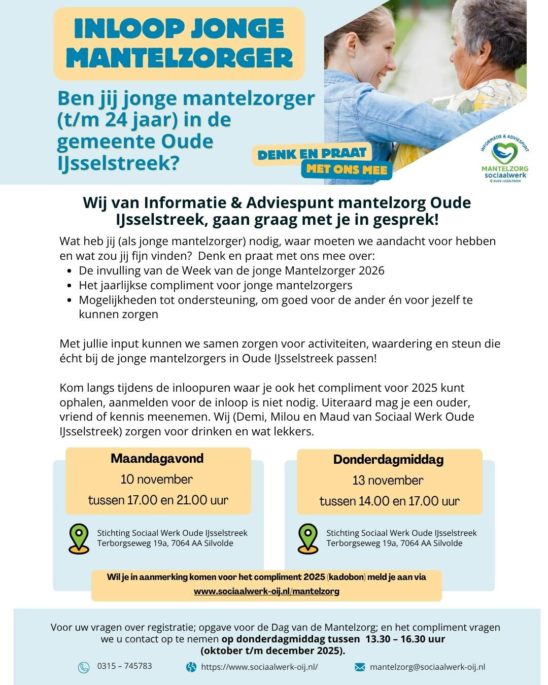 Inloop Jonge mantelzorger