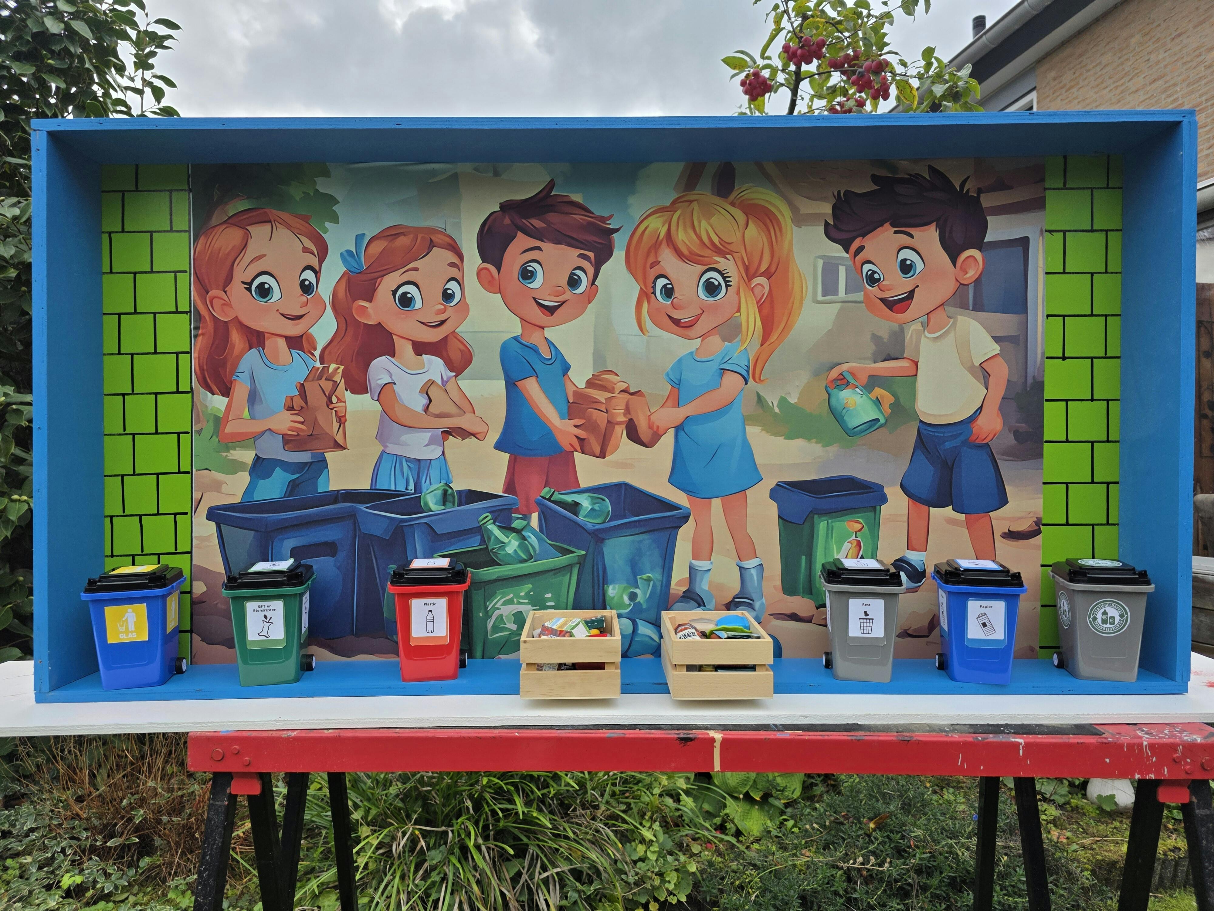 Afval scheiden leren met een spelletje