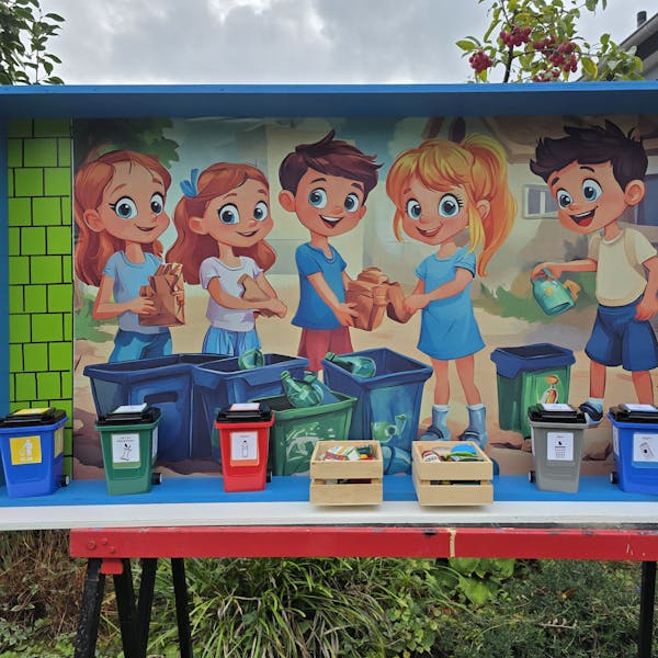 Afval scheiden leren met een spelletje