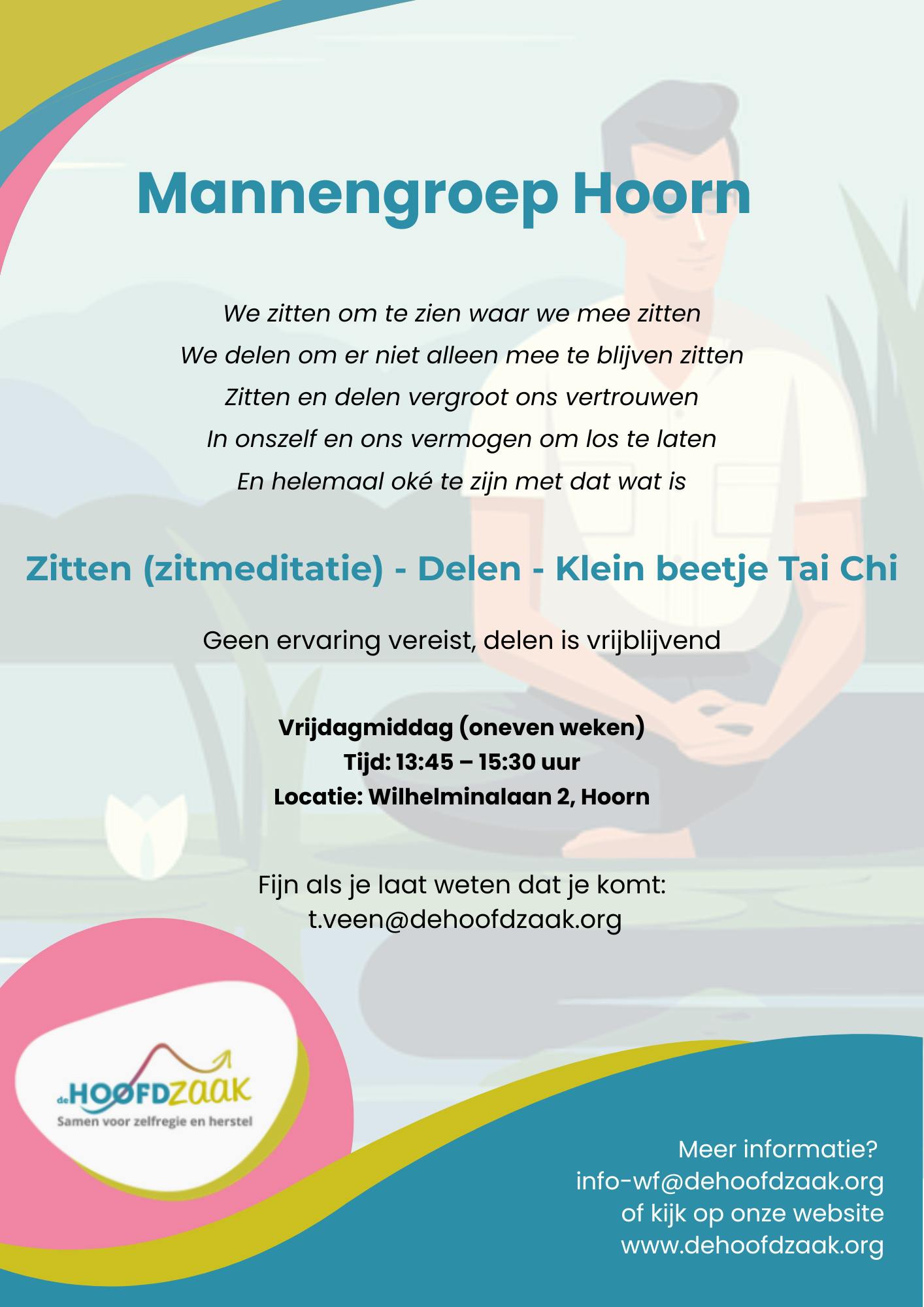 Ontdek de Mannengroep bij De Hoofdzaak in Hoorn