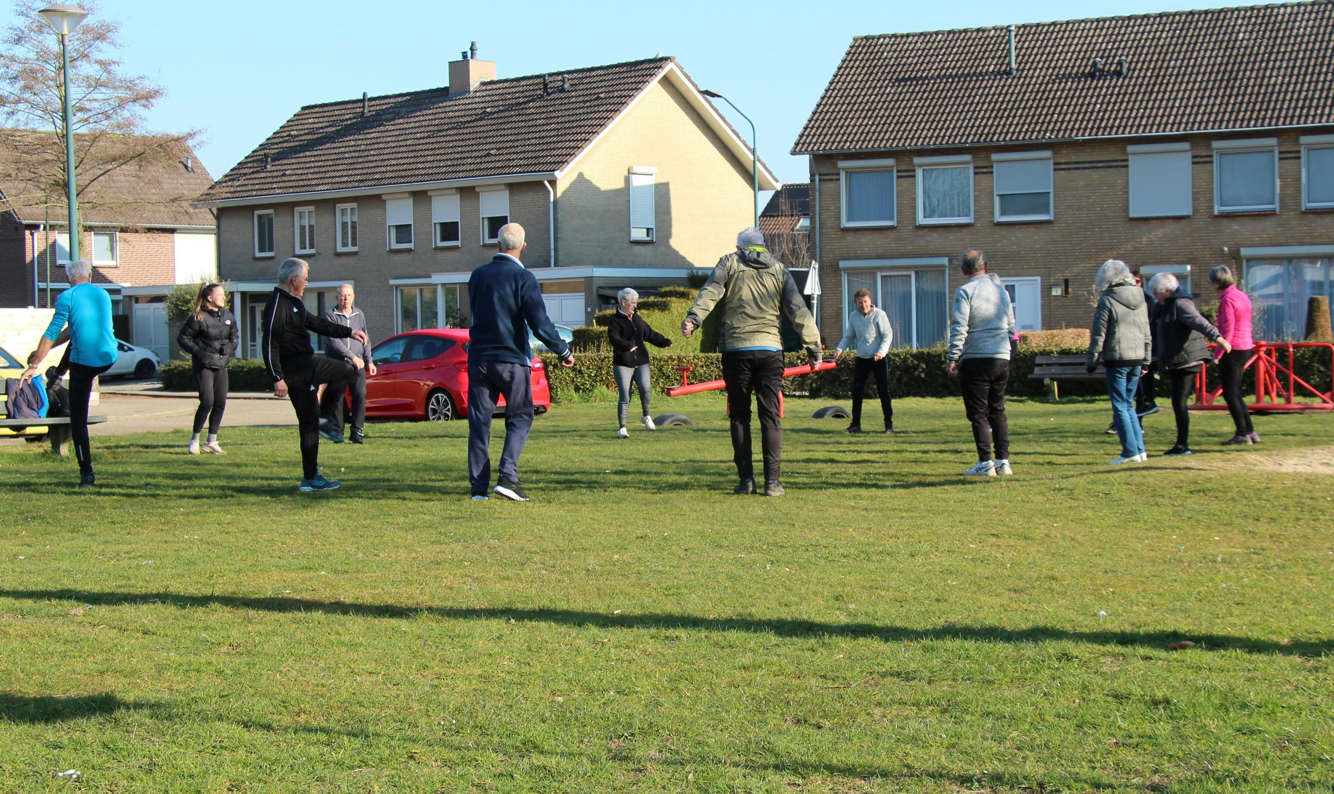 Buitengym voor ouderen in Oeffelt