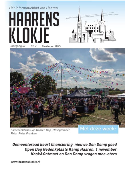 Haarens Klokje  8 oktober 2025