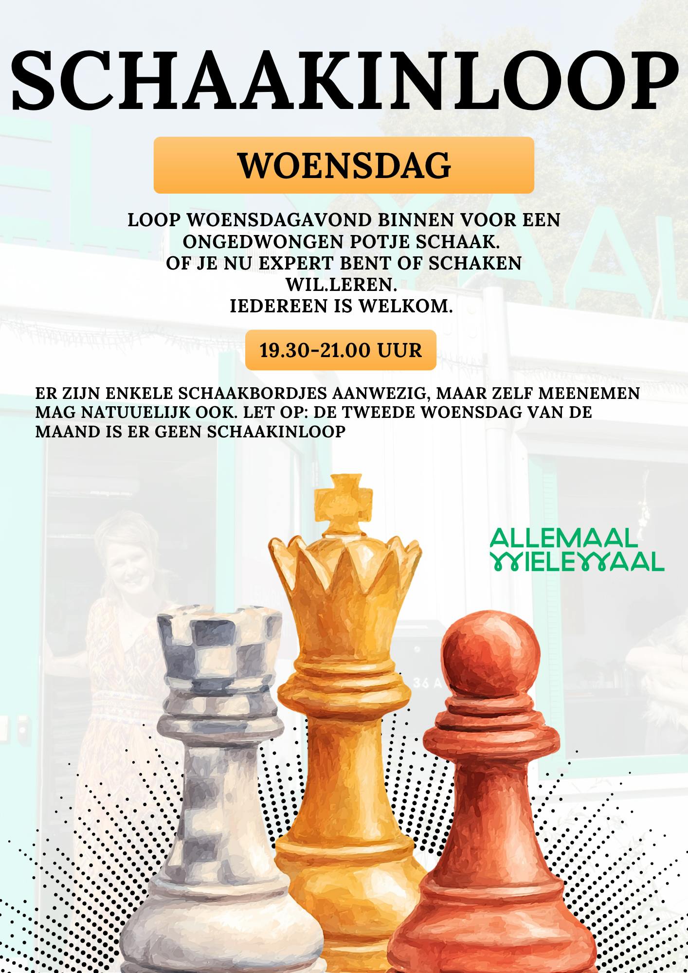 ♟️ Schaakinloop – Woensdagavond