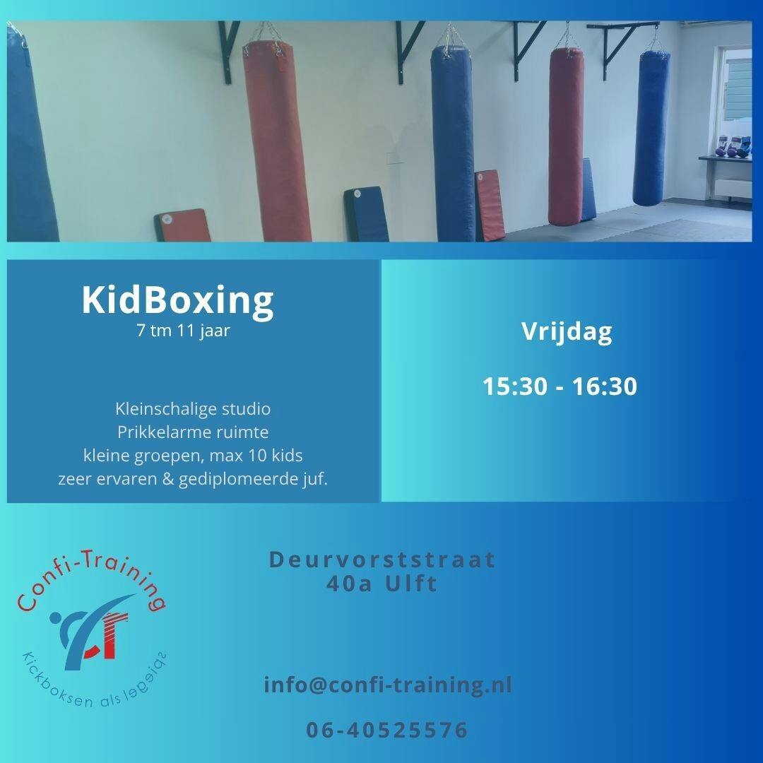 Kickboksen voor Kids 7 tm 11 jaar