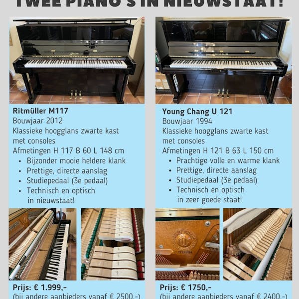 Nergens voor deze prijs : Kwaliteits piano's aangeboden met garantie !