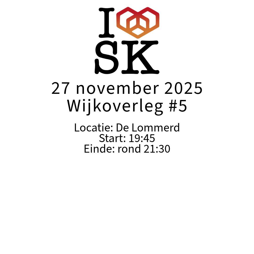 Laatste wijkoverleg van het jaar - donderdag 27 november