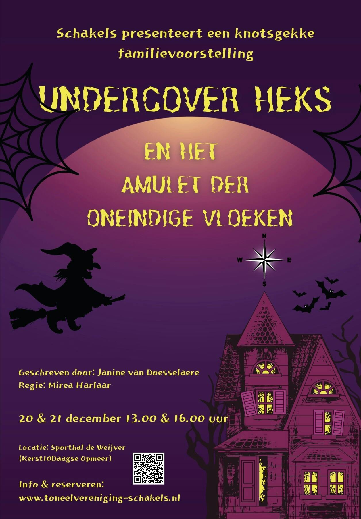 Familievoorstelling “Undercover Heks en het amulet der oneindige vloeken