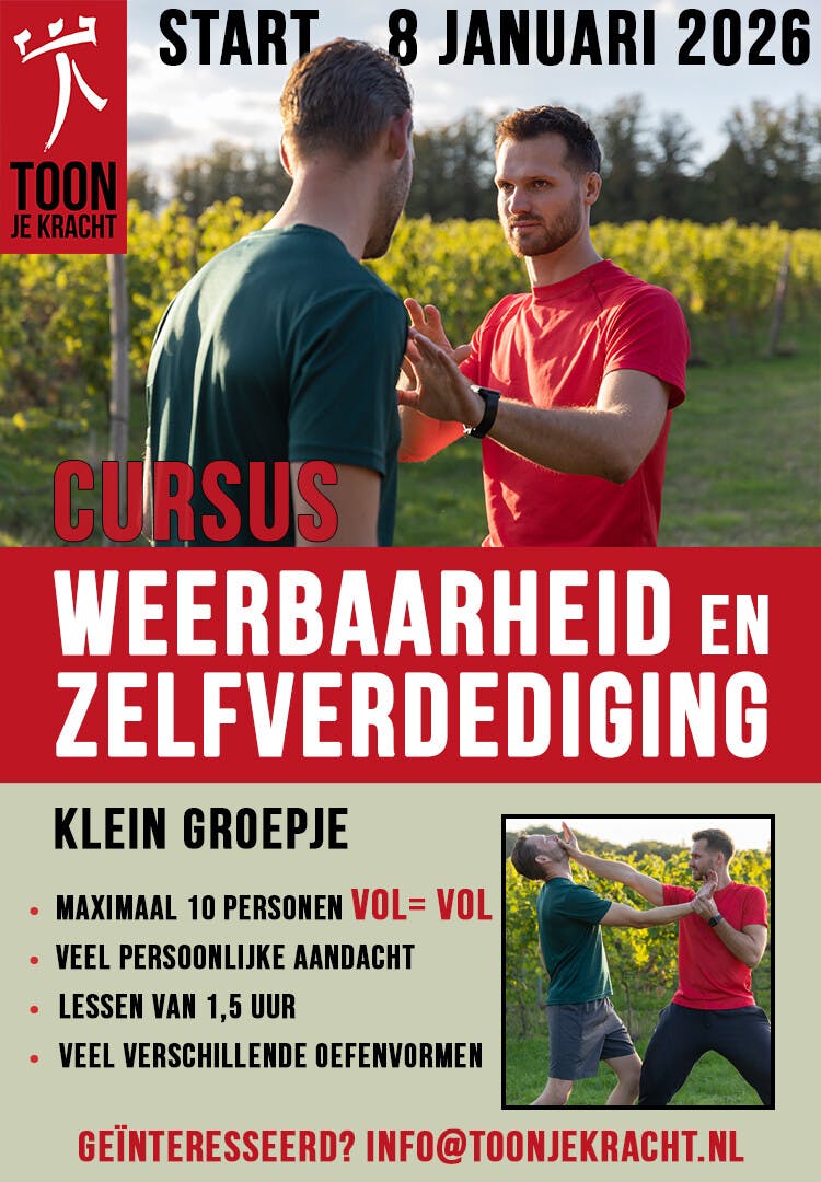 Cursus weerbaarheid en zelfverdediging in een klein groepje!