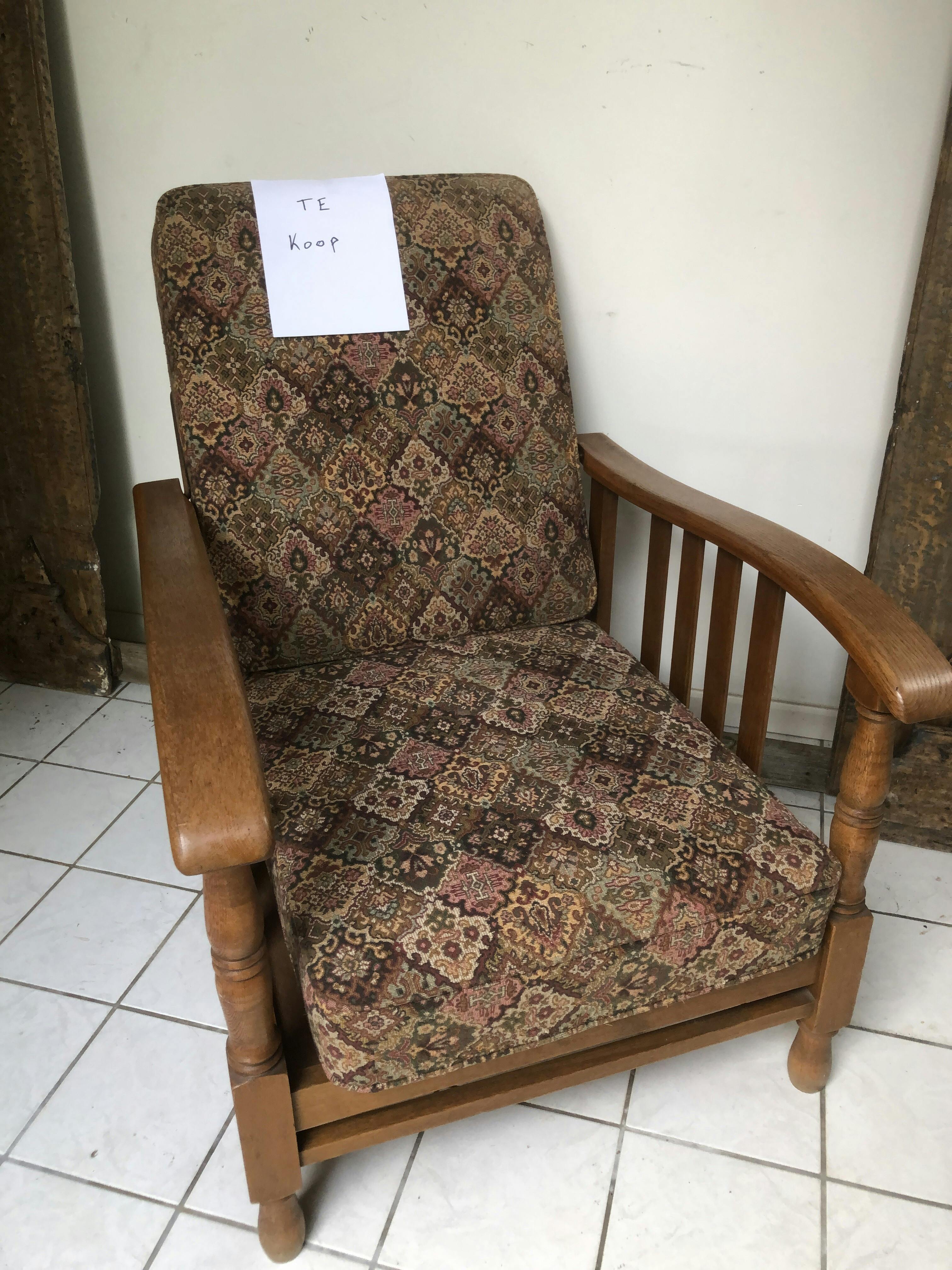 eiken fauteuil
