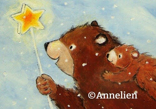 Nieuwe kerstkaart van illustrator Annelien van Daalen