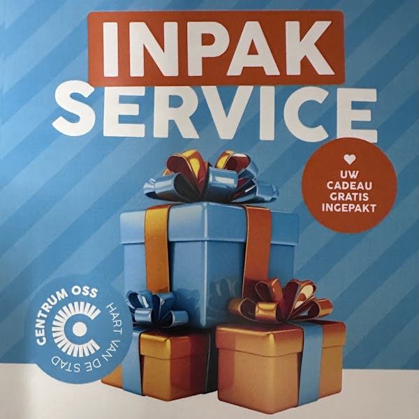 Gratis inpakservice in het centrum van Oss
