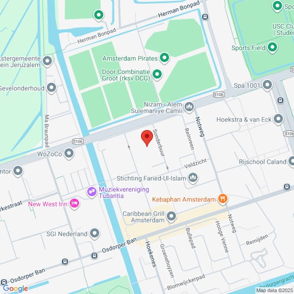 Aanvraag omgevingsvergunning Sonderbuur 12-H 1068AJ Amsterdam