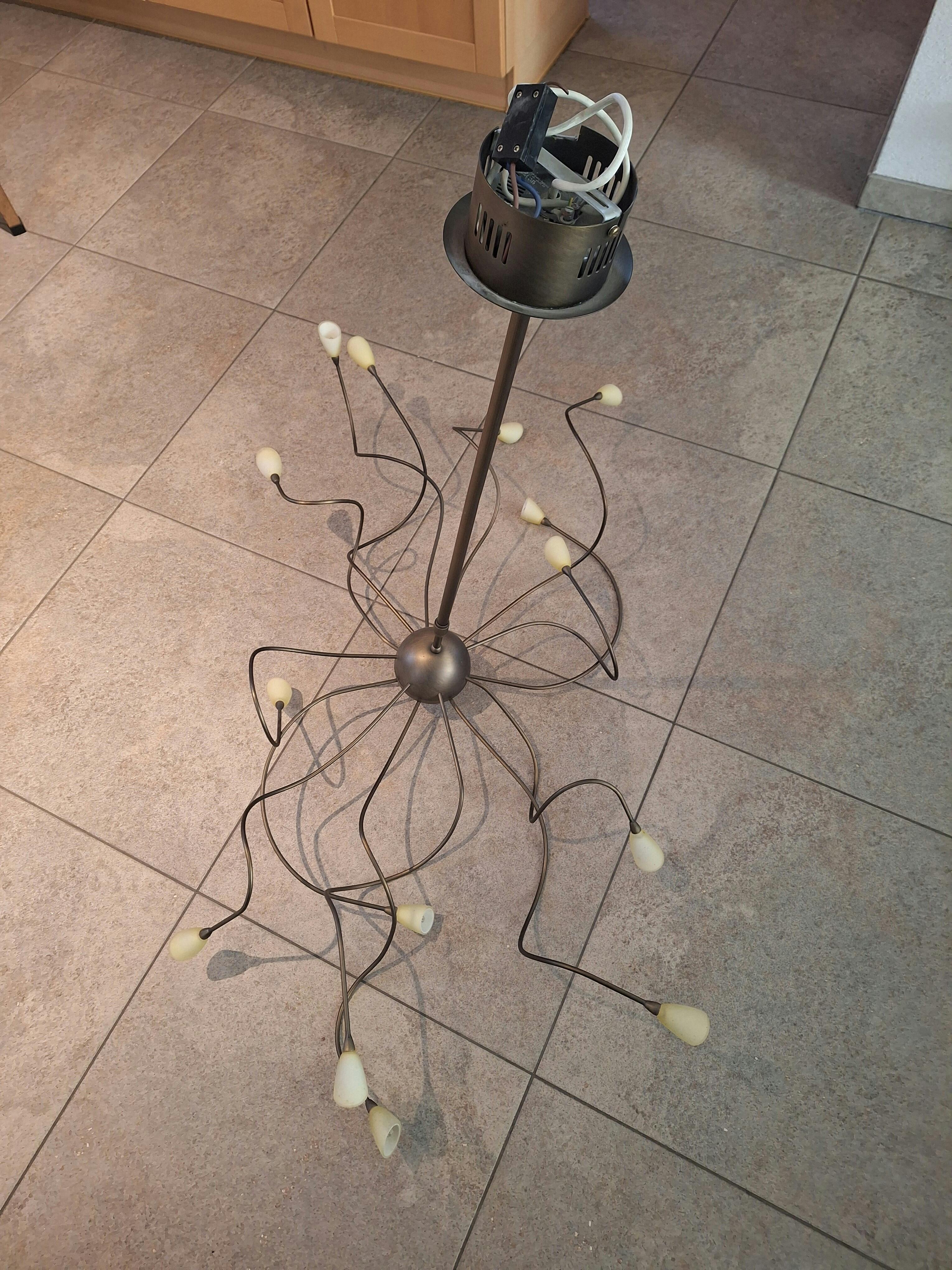 Plafondlamp met ledlampjes (dimbaar)