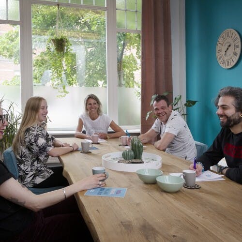 Lekker babbelen en werken aan jezelf