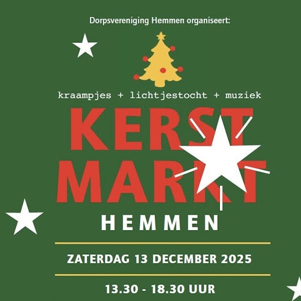 Geniet van de kerstsfeer in Hemmen