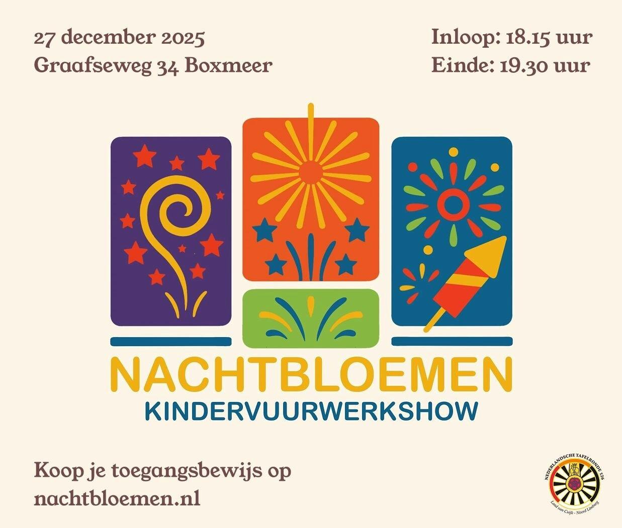 KINDERVUURWERKSHOW 2025: NACHTBLOEMEN