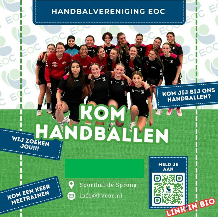 Kom Handballen bij EOC | in nieuwsberichten op Middelburg Ontmoet