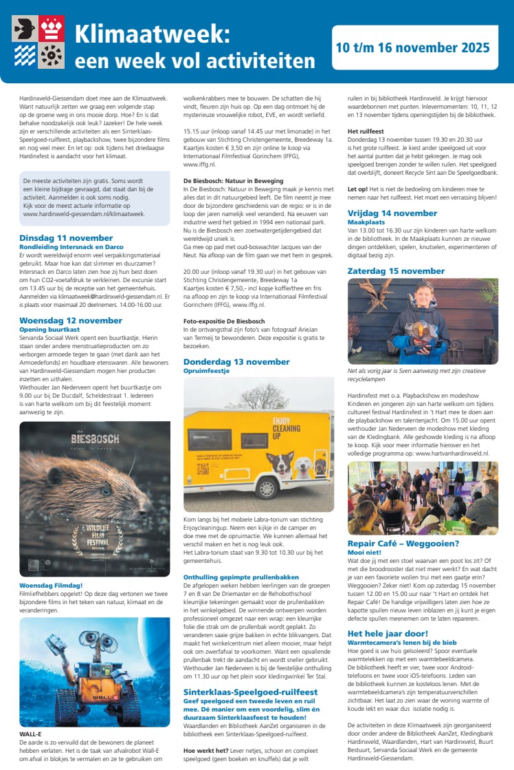 Programma Klimaatweek