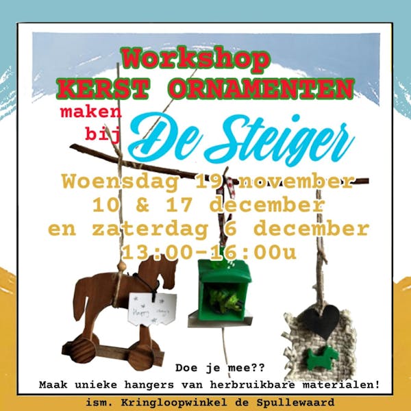Workshop kerst decoratie maken