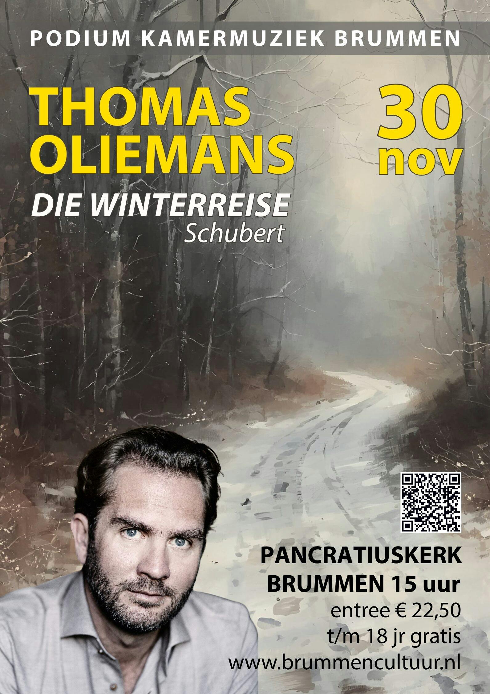Thomas Oliemans brengt Schuberts Winterreise naar Brummen