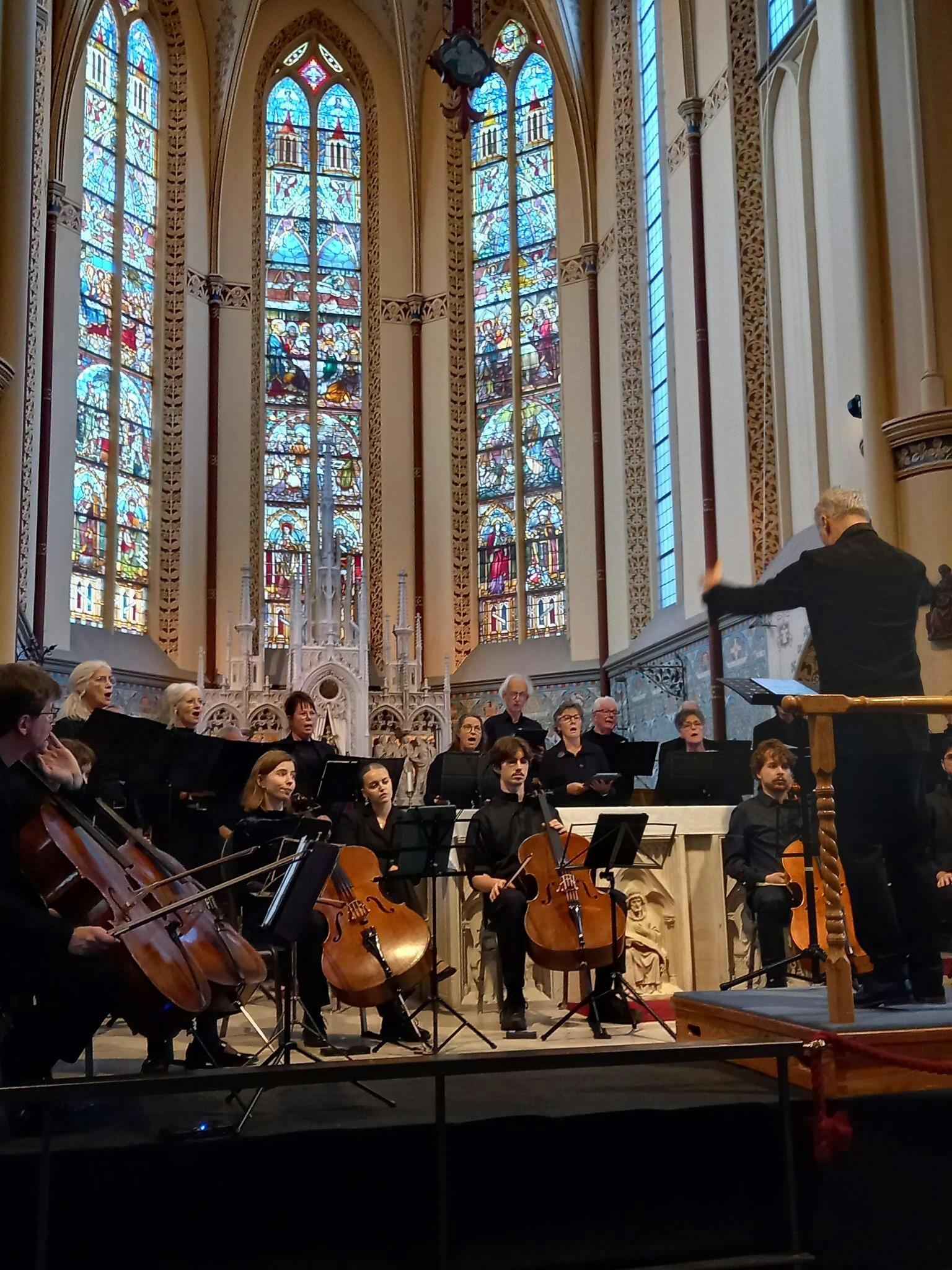 Hoge sopraan, tenor en lage bas gezocht 