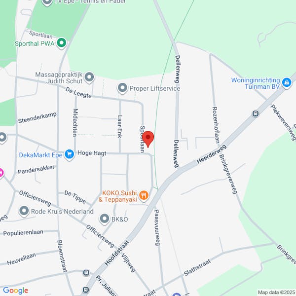 Verleende omgevingsvergunning voor het kappen van een eikaan Spoorlaan 32, 8162BS Epe (1369068)