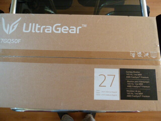 LG UltraGear 27GQ50F monitor, nieuw in de originele verpakking, €100