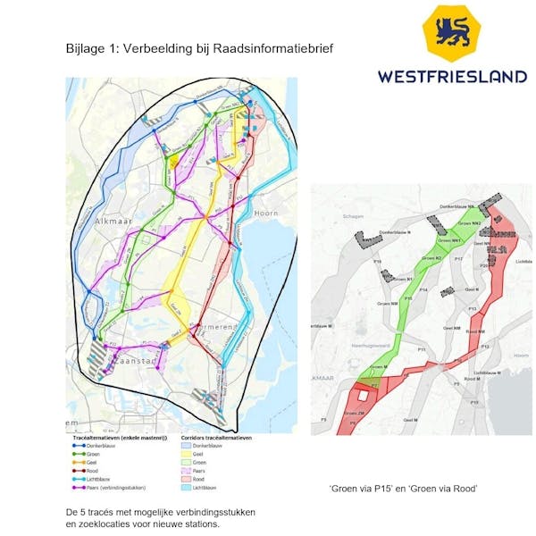 Raadsvergadering netuitbreiding trace uitgesteld naar 17 november.