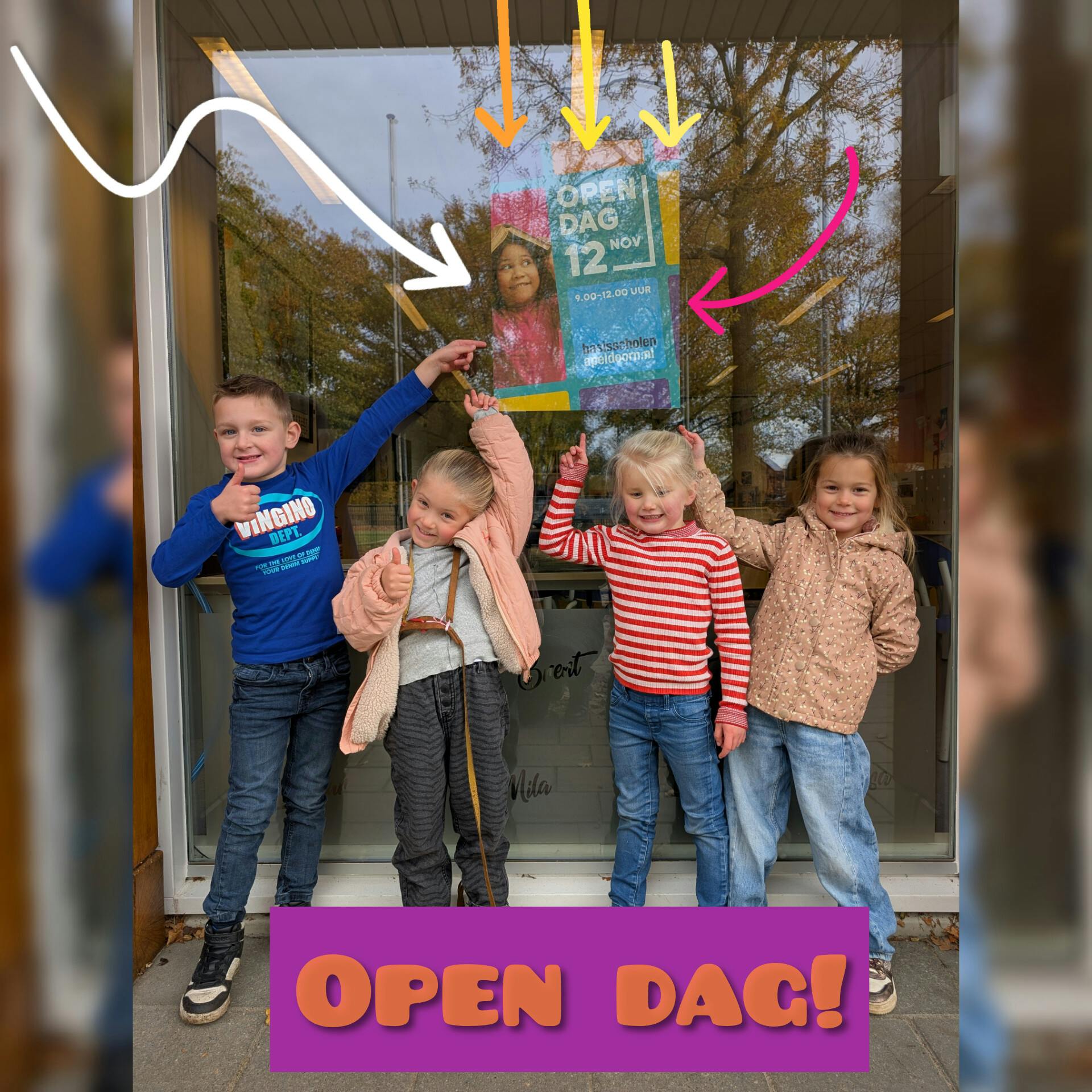 Uitnodiging open dag O.b.s. Oosterhuizen